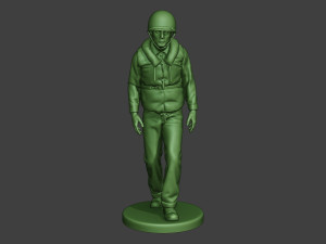 us navy sailor ww2 walk usn1 3Dプリントモデル