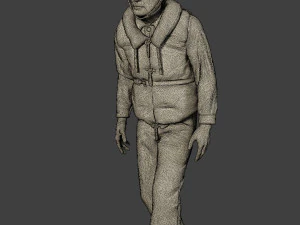 us navy sailor ww2 walk usn1 3D Print Model