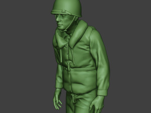 us navy sailor ww2 walk usn1 3Dプリントモデル