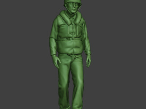 us navy sailor ww2 walk usn1 3Dプリントモデル
