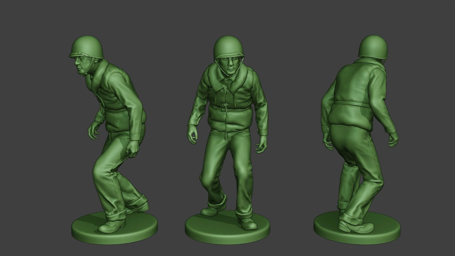 us navy sailor ww2 walk2 usn1 3D Print Model .c4d .max .obj .3ds .fbx .stl .blend 