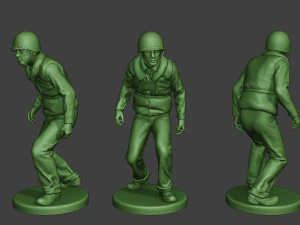 미 해군 선원 ww2 walk2 usn1 3D 프린트 모델