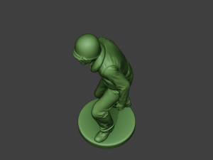 us navy sailor ww2 walk2 usn1 3D Print Model