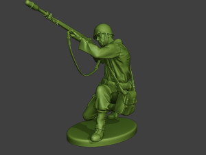 american soldiers ww2 pack a10 Modelo de Impressão 3D