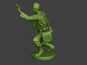 american soldiers ww2 pack a10 Modelo de Impressão 3D