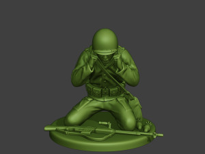 american soldiers ww2 pack a10 Modelo de Impressão 3D