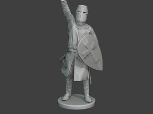 knight templar victory t1 3D Baskı Modeli