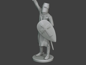 knight templar victory t1 3D Baskı Modeli