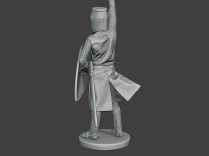 knight templar victory t1 3D Baskı Modeli