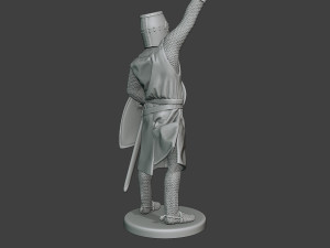 knight templar victory t1 3D Baskı Modeli