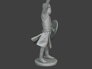 knight templar victory t1 3D Baskı Modeli