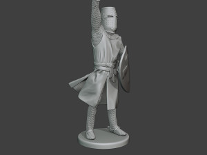 knight templar victory t1 3D Baskı Modeli