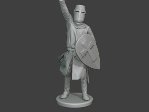knight templar victory t1 3D Baskı Modeli