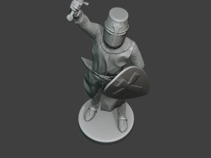 knight templar victory t1 3D Baskı Modeli