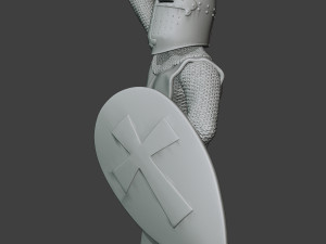 knight templar victory t1 3D Baskı Modeli