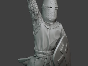 knight templar victory t1 3D Baskı Modeli