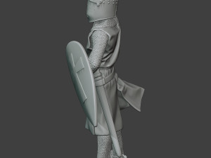 knight templar victory t1 3D Baskı Modeli