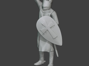 knight templar victory t1 3D Baskı Modeli