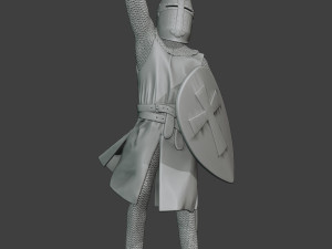 knight templar victory t1 3D Baskı Modeli