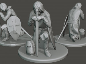knight templar t1 pack1 Modèles 3D en vedette
