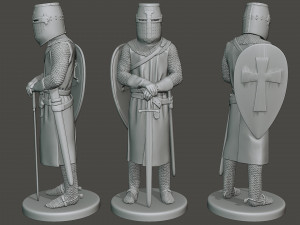 knight templar t1 pack1 Modèles 3D en vedette