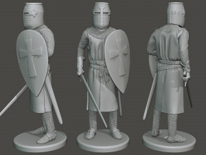 knight templar t1 pack1 Modèles 3D en vedette