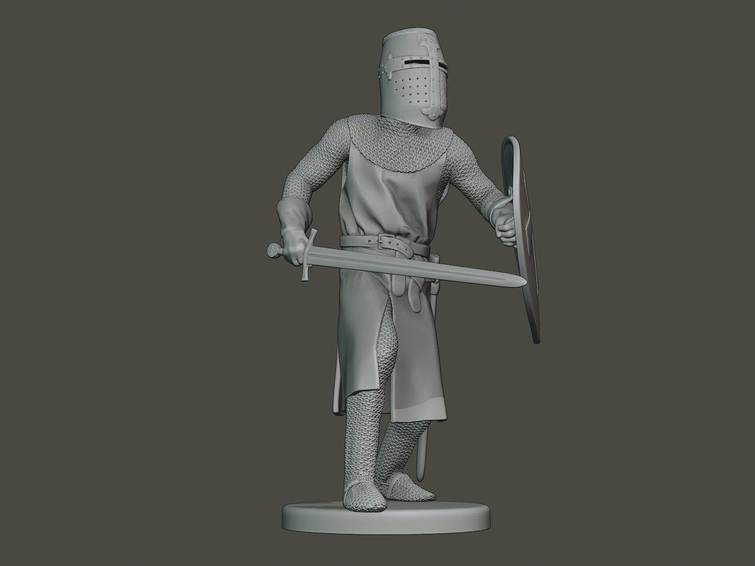 3d model knight