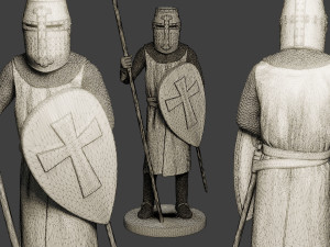 knight templar t1 pack1 Modèles 3D en vedette
