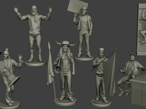 capitol assault forces 3D-printmodel