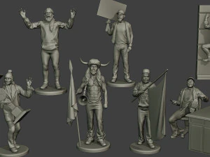 capitol assault forces 3D Print Model