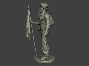 capitol assault forces 3D-printmodel