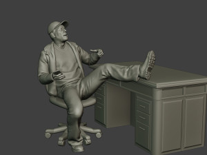 capitol assault forces 3D-printmodel