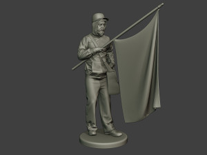capitol assault forces 3D-printmodel