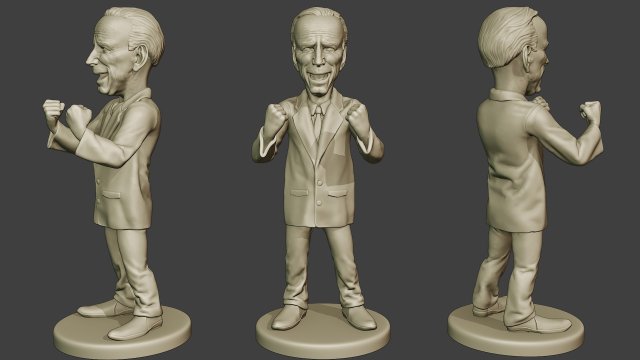 joe biden euphoric meme Modelo de Impressão 3D .c4d .max .obj .3ds .fbx .stl .blend 