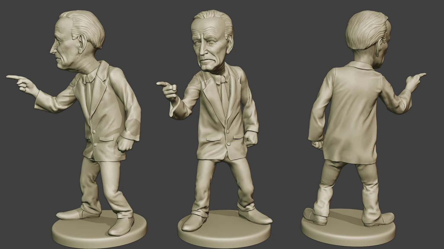 joe biden finger meme 3D Print Model .c4d .max .obj .3ds .fbx .stl .blend 