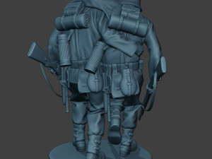 german soldier ww2 help wounded g5 3D-printmodel