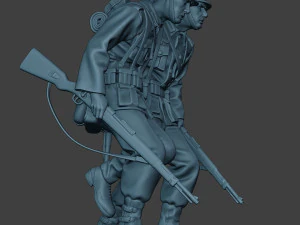 german soldier ww2 help wounded g5 3D Print Model