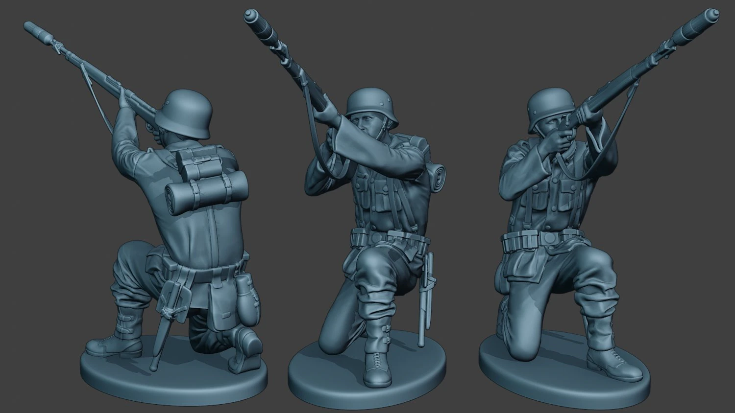german soldier ww2 schiessbecher g5 3D Print Model .c4d .max .obj .3ds .fbx .stl .blend 