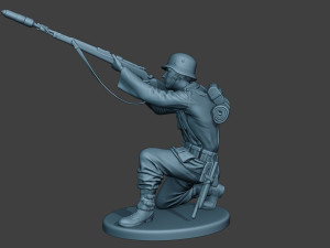 german soldier ww2 schiessbecher g5 Model Cetak 3D