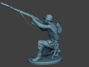 german soldier ww2 schiessbecher g5 3D Print Model