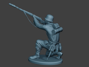 german soldier ww2 schiessbecher g5 Model Cetak 3D