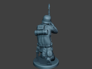 german soldier ww2 schiessbecher g5 Model Cetak 3D
