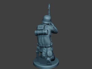 german soldier ww2 schiessbecher g5 3D Print Model