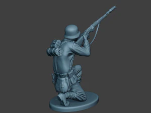 german soldier ww2 schiessbecher g5 3D Print Model
