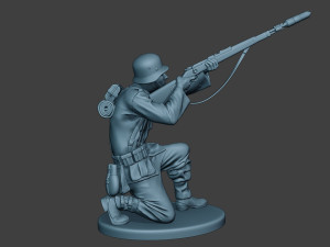 german soldier ww2 schiessbecher g5 Model Cetak 3D
