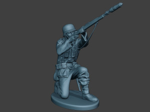 german soldier ww2 schiessbecher g5 Model Cetak 3D
