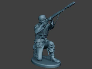german soldier ww2 schiessbecher g5 3D Print Model