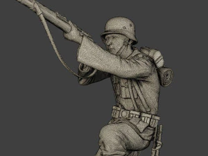 german soldier ww2 schiessbecher g5 3D Print Model