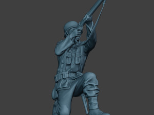 german soldier ww2 schiessbecher g5 Model Cetak 3D