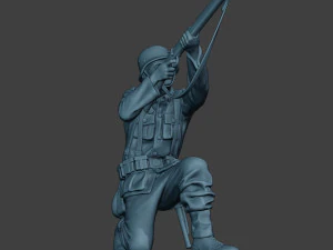german soldier ww2 schiessbecher g5 3D Print Model